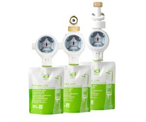 Acqua Brevetti MiniDUE Pompa Dosatrice Volumetrica Con Sacca per ACQUASIL 2/15® - Attacchi 1/2" F - Cod. PM105