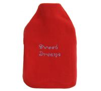 Acqua Calda Bottiglia con Copertura Gomma Pile Comodo Regalo 2 Litro Rosso Sogni