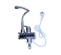 Acqua calda digitale a LED per rubinetto per riscaldamento istantaneo Bagno | Riscaldamento rapido 3kW, LED per display temperatura, gamma 25-50°C, corpo in acciaio inox, uso bagno cucina
