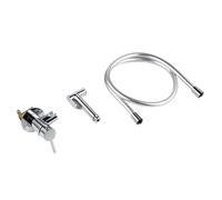 Acqua calda e fredda ibrida montata a mano a parete con supporto for bagno, cucina, WC, rubinetto, bidet, spruzzatore Per Igiene(Gray)