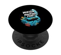 Acqua che stai aspettando immersioni subacquee Citazione Oceano PopSockets PopGrip Adesivo