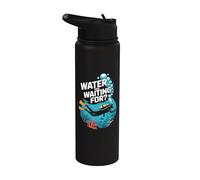 Acqua che stai aspettando immersioni subacquee Citazione Oceano Stainless Steel Insulated Water Bottle
