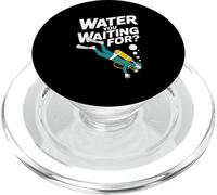 Acqua che stai aspettando immersioni subacquee Umorismo subacqueo PopSockets PopGrip per MagSafe