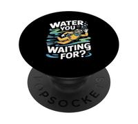 Acqua che stai aspettando sub gioco di parole Oceano PopSockets PopGrip Adesivo