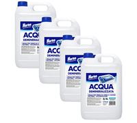 Acqua DEMINERALIZZATA per BATTERIE ACCUMULATORI E Ferri da Stiro da 4X5LT 20LT