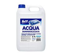 Acqua DEMINERALIZZATA per BATTERIE ACCUMULATORI E Ferri da Stiro da 5 LT