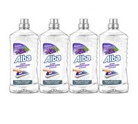 Acqua Demineralizzata Profumata alla Lavanda, Ideale per Ferri da Stiro a Vapore e Caldaie, Previene il Calcare, Protegge l'Apparecchio e Profuma i Tessuti Durante la Stiratura - 4 Unita da 1L
