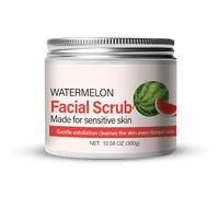 Acqua di anguria/aloe vera/tè/scrub facciale di curcuma, esfoliazione delicata purifica la pelle della pelle, scrub del viso esfoliante naturale per pulizia profonda (Watermelon)