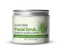 Acqua di anguria/aloe vera/tè/scrub facciale di curcuma, esfoliazione delicata purifica la pelle della pelle, scrub del viso esfoliante naturale per pulizia profonda (Aloe Vera)