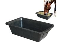 Acqua di cavallo - grande contenitore per il bestiame da esterno, vasca da bere agricola | Bacino da alimentazione durevole adatto per Capre bovini di pecora Sheep Ranch Barn Stable Yard Paddo
