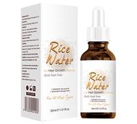 Acqua di riso biologica, nutriente per la crescita dei capelli, olio per la ricrescita danneggiata, 30 ml di acqua di riso per la crescita dei capelli, rinforza la radice per una rapida ricrescita dei