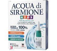 ACQUA DI SIRMIONE KIDS NEBULIZZAZIONE SOFT ACQUA TERMALE 100% 6 FLACONCINI PLURIDOSE X 15 ML