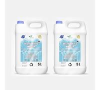 Acqua distillata 100% pura 10L | Acqua demineralizzata 2x5L - acqua distillata adatta per ferro, umidificatore, batterie e molto altro ancora