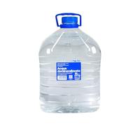 Acqua Distillata Demineralizzata per Ferro da Stiro a Vapore e Umidificatore - Ideale per Batterie Auto, Acquario e Usi Tecnici, Acqua Senza Calcare per Elettrodomestici, (5 Litri)