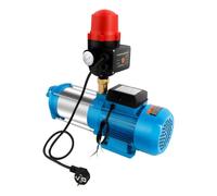 Acqua domestica professionale in acciaio inox 4000 l/h (9,8 bar) - Pompa centrifuga con interruttore a pressione, robusta e silenziosa per irrigazione giardino/impianto idrico domestico/laghetto