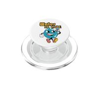 Acqua è vita Goccia Tenere pulito Acqua potabile Regalo PopSockets PopGrip per MagSafe