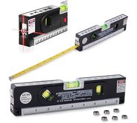 Acqua laser multifunzionale Bilancia 25 cm con misuratore a nastro da 140 cm illuminato