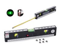 Acqua laser multifunzionale Bilancia 31 cm con misuratore a nastro 150 cm illuminato