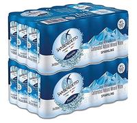 Acqua Minerale Frizzante San Benedetto Lattina | 48 Barattoli 33 Cl | Plastic Free | Prodotto a Ridotto Impatto Ambientale
