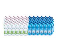 Acqua Minerale San Benedetto 96 Bottiglie da 0,5L, 48 Naturali + 48 Frizzanti, Acqua Oligominerale, Fonte Benedicta