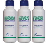 Acqua ossigenata 10 Vol. 3x250 ml Soluzione
