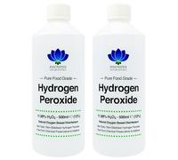 Acqua ossigenata di grado alimentare, purissima, al 12% (<11,99%), 1 L, non stabilizzata e priva di additivi, 40 vol