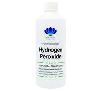Acqua ossigenata di grado alimentare, purissima, al 12% (11,99%), 500 ml, 40 Vol. non stabilizzata e priva di additivi