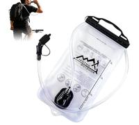 Acqua per Escursionismo - Stoccaggio impermeabile da 1,5 litri e 2 litri - Attrezzatura da campeggio per acqua leggera | per ciclismo, escursionismo, campeggio, caccia, corsa, arrampicata, uomini e