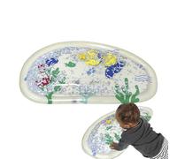 Acqua Per Neonati | Tummy Time - Gioco Sensoriale Gonfiabile | Attività Sensoriali Acquatiche Per Bambini | Progettazione Di Animali Marini Galleggianti Con Colori Brillanti | Perfetto Per L