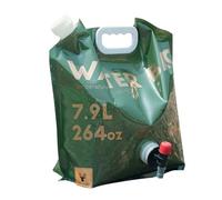 Acqua pieghevole | Serbatoio impermeabile con rubinetto | Pieghevole d'acqua da 7,9 litri per esterni con maniglia di trasporto, per pic-nic ciclismo campeggio escursionismo arrampicata