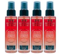 Acqua Profumata Corpo e Capelli COCCO & VANIGLIA, Un Paradiso Tropicale Per i Sensi, Per i Capelli e Per La Pelle, Che Si Riscopre Fresca, Vellutata e Preziosa 110ml (4 Spray)