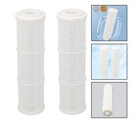 Acqua pulita e purificata con elemento filtrante riempito in rete di nylon 10 po
