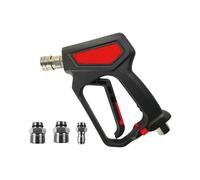 Acqua resistente a disconnessione rapida con 3 adattatori per collegamento ABS e rame, maniglia antivibrazione per attività di pulizia del giardino idropulitrice con adattatori a connessione rapida