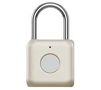 Acqua -resistente lucchetto - impronta digitale senza chiusa | Padlock intelligente con supporto di ricarica USB | Blocco delle impronte digitali intelligenti per palestra, libri