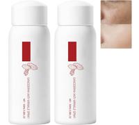 Acqua ringiovanente antirughe lingzhi, spray siero ringiovanente antirughe ganoderma, acido ialuronico nebbia facciale idratante e rassodante per la pelle secca e opaca (2 pezzi)