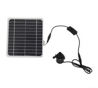 Acqua solare da 30 W con interruttore regolabile e staffa di montaggio per vasca per uccelli acquario piccolo stagno e giardino irrigazione nero 800LH ABS per uso esterno