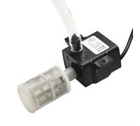 Acqua solare sommergibile da 12 V per stagno, acquario, fontana e giardino roccioso con pannello solare 6W/10W, flusso 240L/H, tubo da 2 m e filtro (10 W con interruttore)