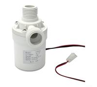 Acqua sommergibile CC senza spazzole per acquari, silenziosa e silenziosa, risparmio energetico, piccolo booster per fontana e per sistemi, bianco (12 V)