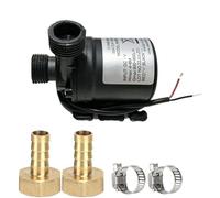 Acqua sommergibile senza spazzole DC 12 V 800L/H con funzionamento silenzioso <35 dB, struttura in acciaio inossidabile e plastica, sollevamento 5 m per fontane, piscine, acquari, F