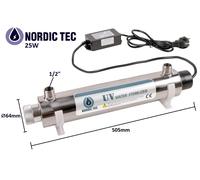 ACQUA STERILIZZATORE, FILTRO Trattamento UV 4-55W, 1-12GPM NORDIC TEC & PHILIPS [EEK: A+++]