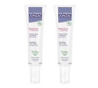 Acqua termale Jonzac | Reactive Control | Crema ricca lenitiva | Set di 2 x 40 ml | Lenisce istantaneamente & nutre | Ripristina la barriera protettiva della pelle | Senza profumo | 100% di origine