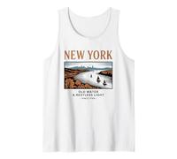 Acqua vecchia di New York e luce irrequieta Canotta