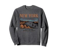 Acqua vecchia di New York e luce irrequieta Felpa