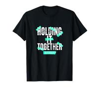 Acqua Verde Acqua Chiaro Barely Holding it Together Teal Aqua Graphic Maglietta