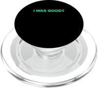 Acqua verde acqua chiaro I Was Good At It Light Teal Aqua PopSockets PopGrip per MagSafe