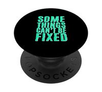 Acqua verde acqua chiaro Some Things Stay Broke Light Teal Aqua PopSockets PopGrip Adesivo