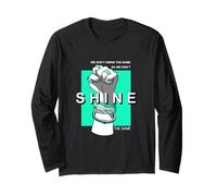 Acqua verde acqua chiaro We Don't Grind/Shine The Same Teal Aqua Maglia a Manica