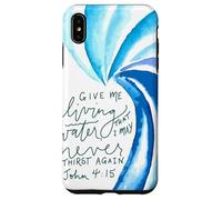 Acqua viva che non avrò mai più sete John 4 15 Custodia per iPhone XS Max