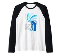 Acqua Viva Che Non avrò mai più sete John 4 15 Maglia con Maniche Raglan