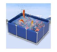 Acquacoltura all'aperto grande 2x1x0.7m serbatoio d'acqua ispessito resistente alle intemperie e all'ossidazione Pesce allevamento piscina con supporto per una maggiore crescita dei pesci